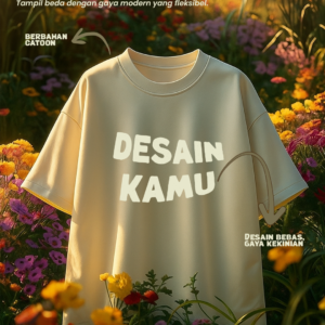Kaos Oversized Squeezenick – Potongan Kotak, “Desain Bebas”