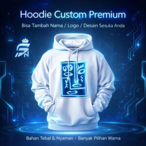 Hoodie Custom Premium Squeezenick – Tambah Nama/Logo/Desain